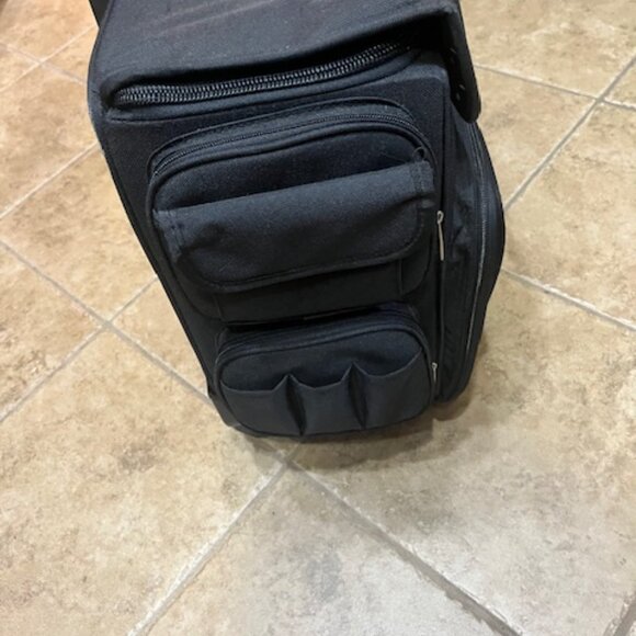 The Paper Studio Black Rolling Tote - Picture 3 of 5